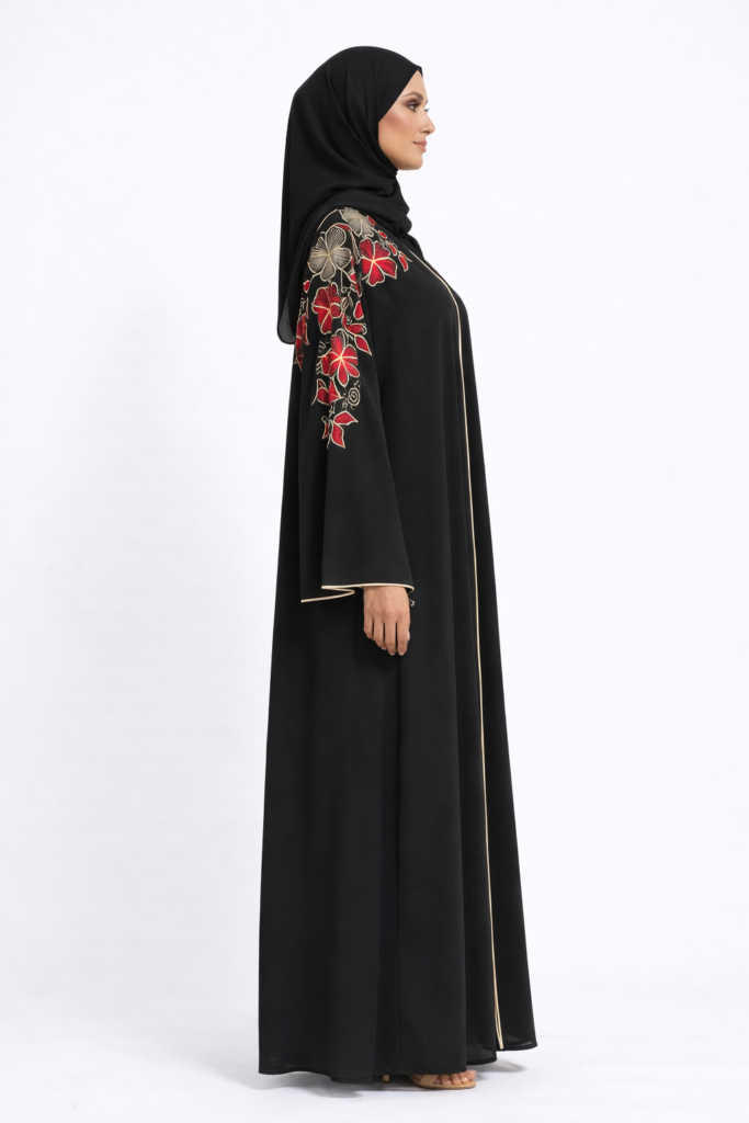 Luxury Embroidery Abaya – Elegant Dubai Embroidered Abaya for Women