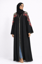 Luxury Embroidery Abaya – Elegant Dubai Embroidered Abaya for Women