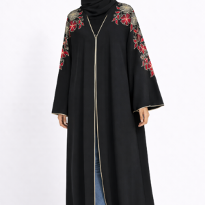 Luxury Embroidery Abaya – Elegant Dubai Embroidered Abaya for Women