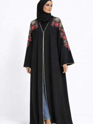 Luxury Embroidery Abaya – Elegant Dubai Embroidered Abaya for Women