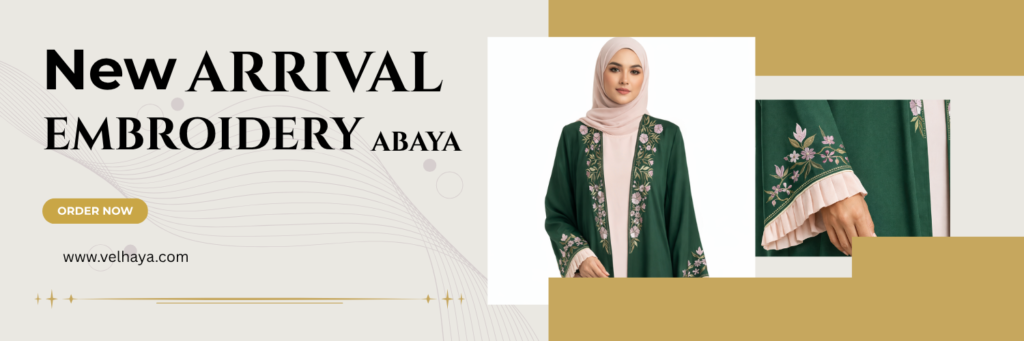 New embroidery abaya