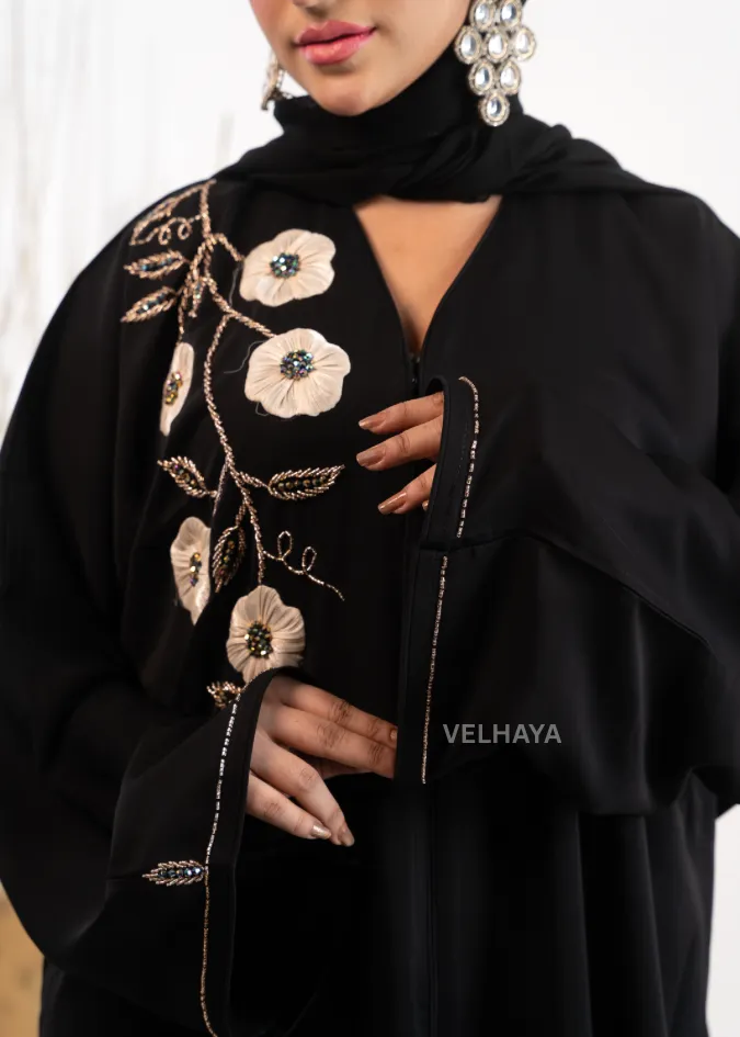 Premium Handcrafted Abaya – Luxury Dubai Handwork Abaya for Women
