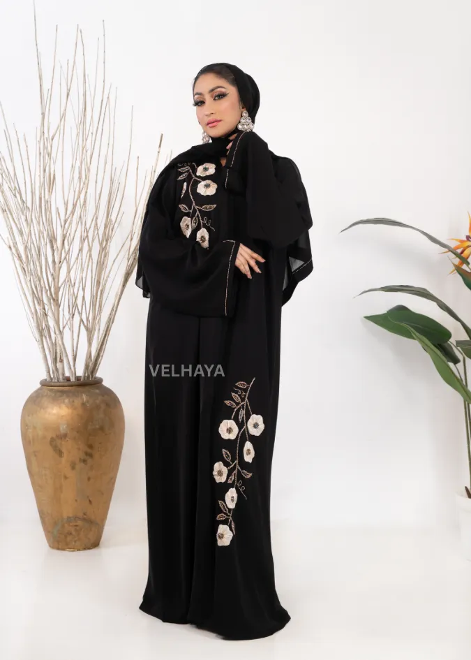 Premium Handcrafted Abaya – Luxury Dubai Handwork Abaya for Women