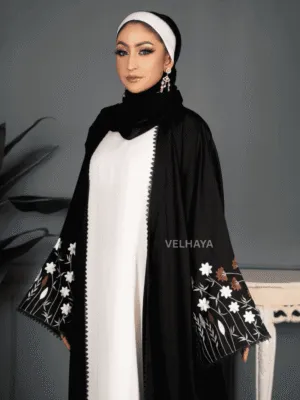 Elegant Hand Embroidered Dubai Abaya – Luxury Occasion Abaya