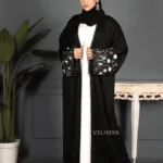 Elegant Hand Embroidered Dubai Abaya – Luxury Occasion Abaya