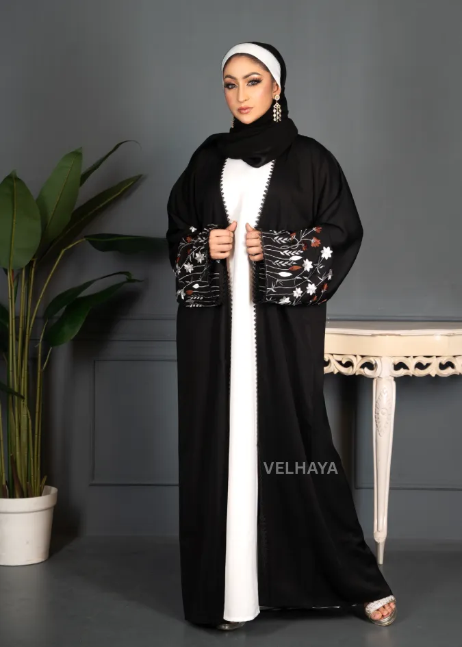 Elegant Hand Embroidered Dubai Abaya – Luxury Occasion Abaya
