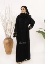 Black Premium Handcrafted Abaya – Luxury Dubai Abaya for Women