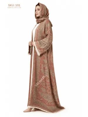 Premium Pashmina Abaya – Elegant Dubai Abaya for Modest Fashion