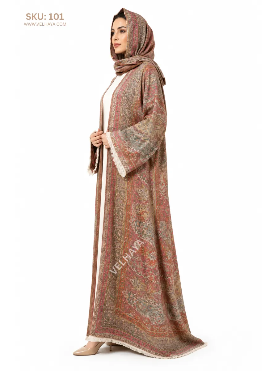 Premium Pashmina Abaya – Elegant Dubai Abaya for Modest Fashion