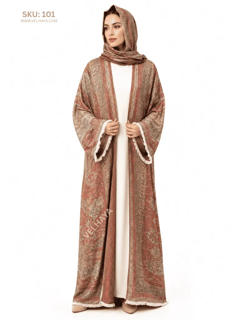 Premium Pashmina Abaya – Elegant Dubai Abaya for Modest Fashion