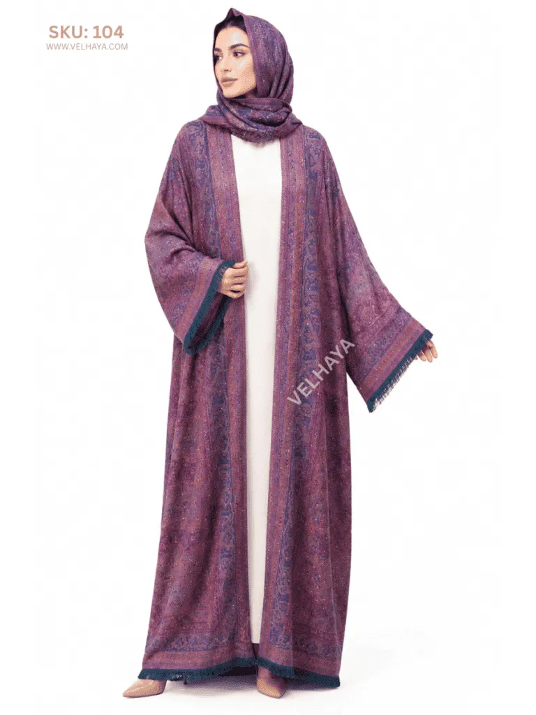 Trending Stonework Pashmina Dubai Abaya – Elegant Luxury Modest Fashion for Women
