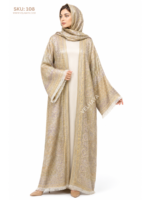 Trending Stonework Pashmina Abaya - Elegant Dubai Abaya for Modest Fashion