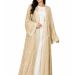Trending Stonework Pashmina Abaya - Elegant Dubai Abaya for Modest Fashion