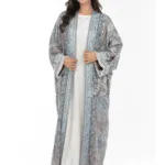 Trending Stonework Pashmina Abaya - Elegant Dubai Abaya for Modest Fashion 113