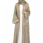 Trending Stonework Pashmina Dubai Abaya – Elegant Luxury Modest Fashion for Women 116