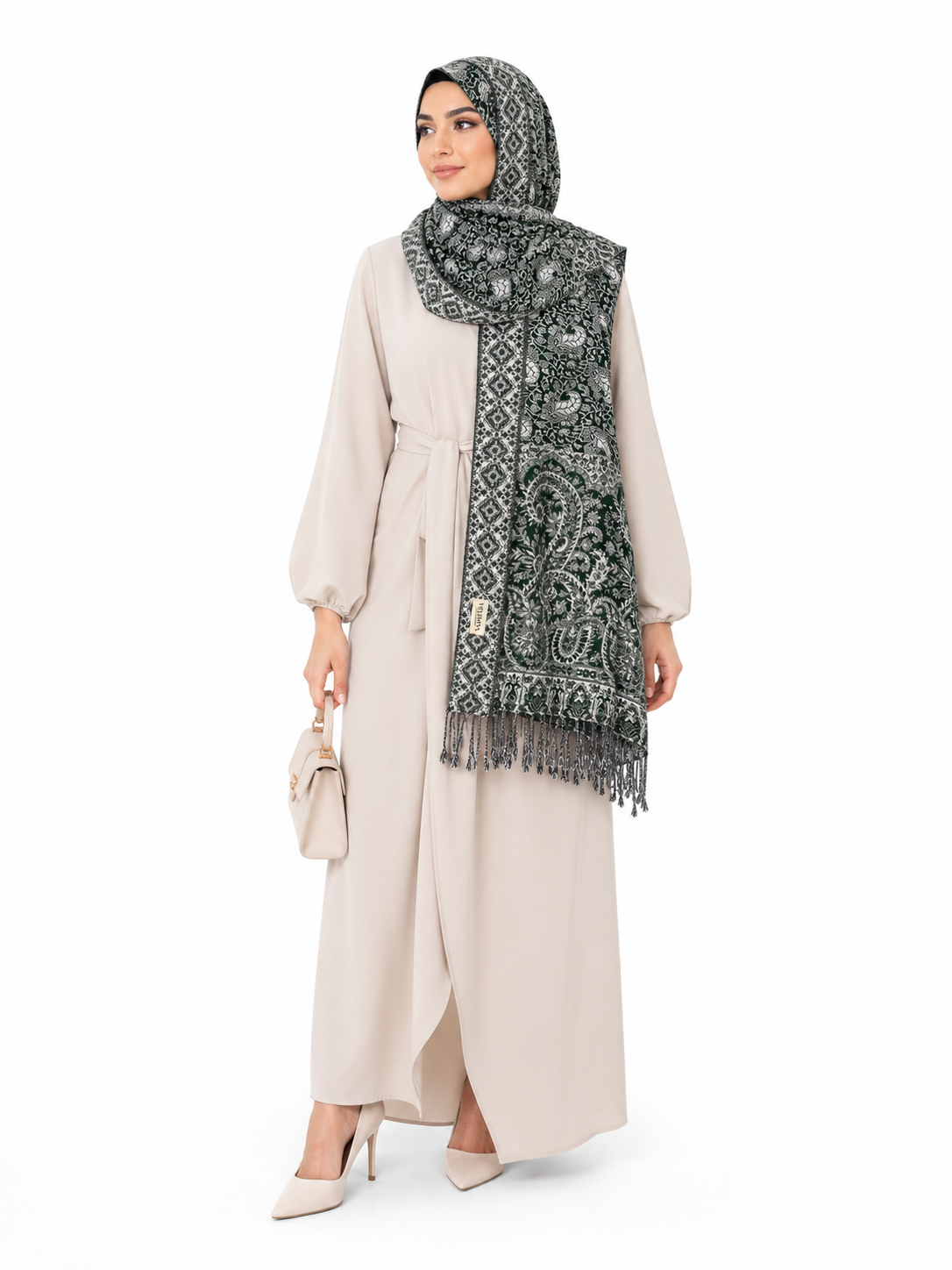 Classic Pashmina Hijab – Lightweight & Versatile Modest Wear SKU-53