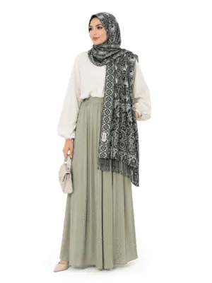 Classic Pashmina Hijab – Lightweight & Versatile Modest Wear SKU-53