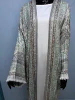 Trending Stonework Pashmina Dubai Abaya – Elegant Luxury Modest Fashion for Women 112