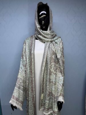 Trending Stonework Pashmina Dubai Abaya – Elegant Luxury Modest Fashion for Women 112