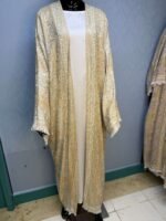 Trending Stonework Pashmina Dubai Abaya – Elegant Luxury Modest Fashion for Women 109