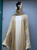 Trending Stonework Pashmina Dubai Abaya – Elegant Luxury Modest Fashion for Women 108